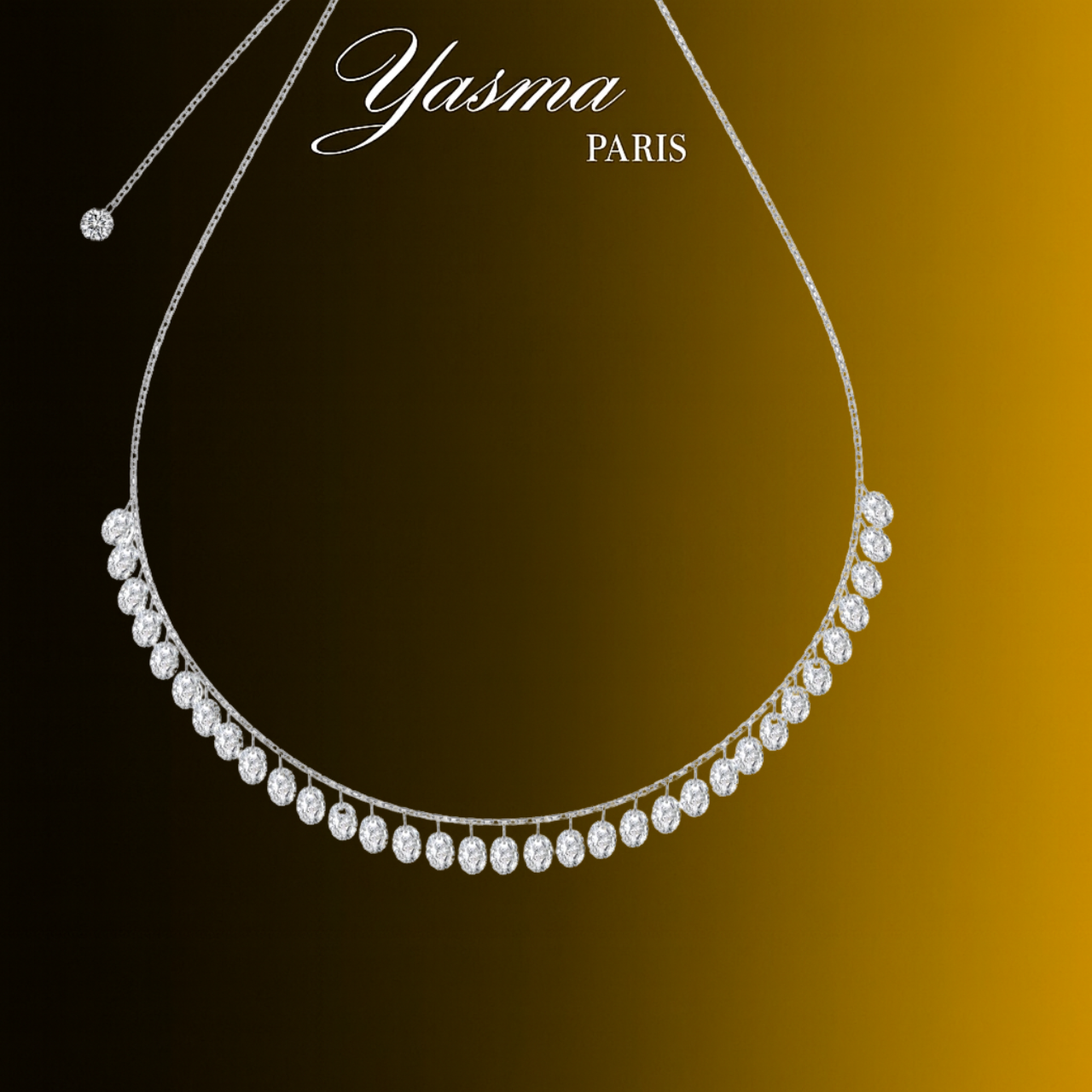 Collier Pluie d'étoiles - Argent 925 et Zircon