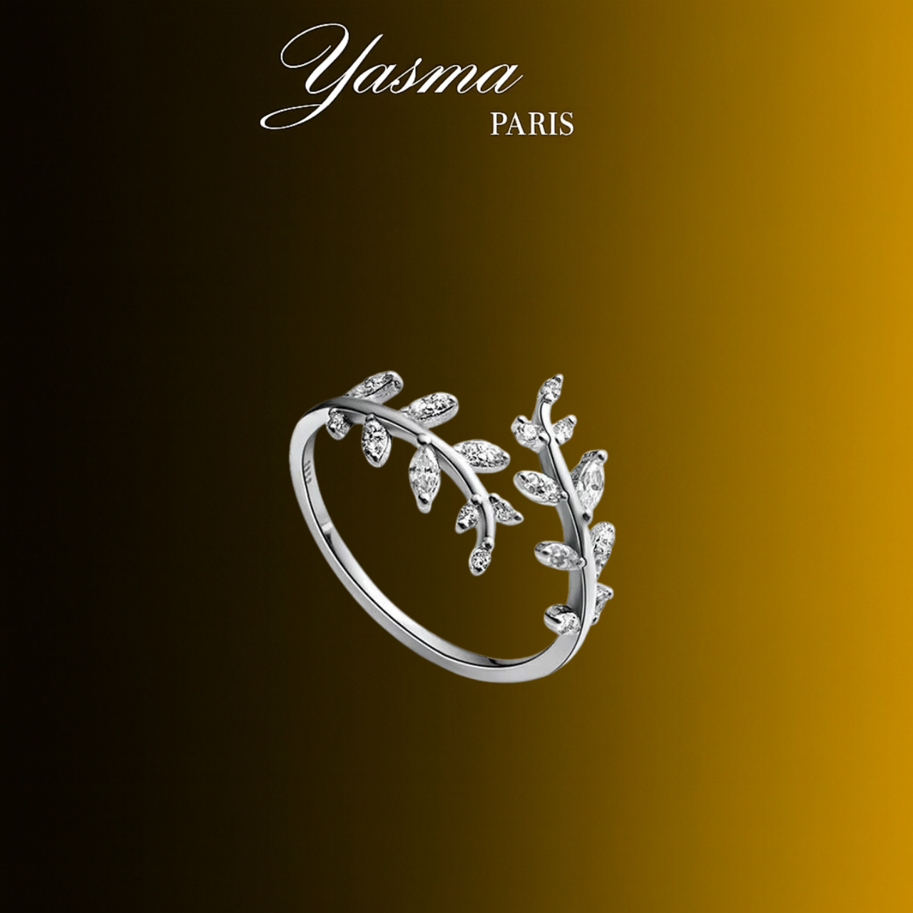 Bague Adriana - Argent massif 925 & Zircon