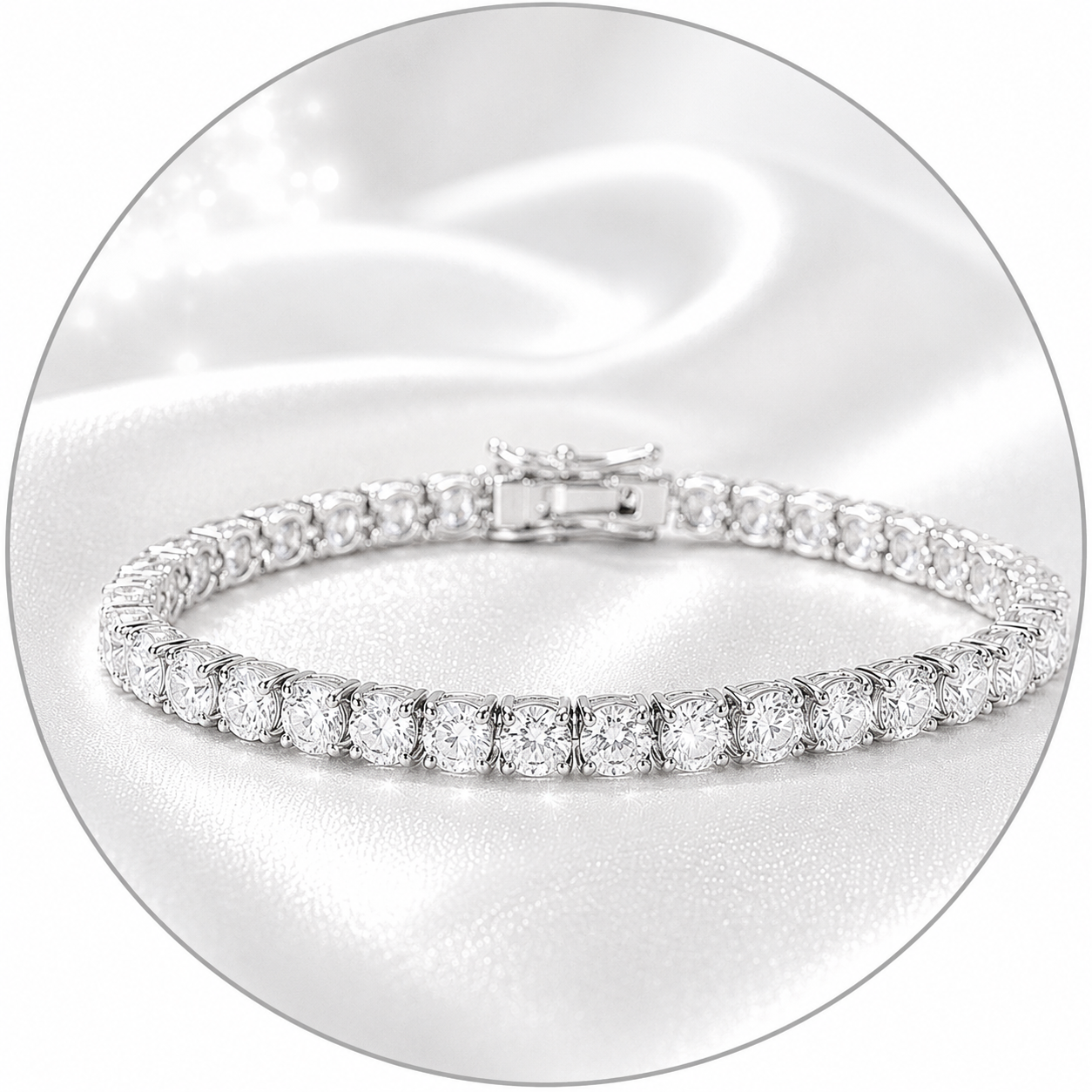 Bracelets Moissanite