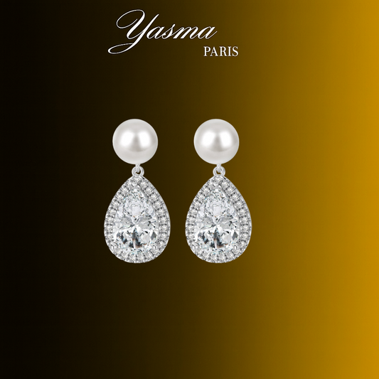 Boucles d'oreilles Perla Argent 925