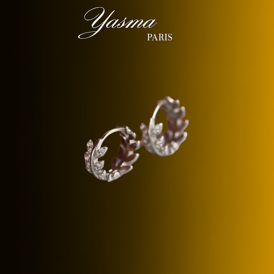 Boucles d’oreille Denisa - Argent massif 925 & Zircon