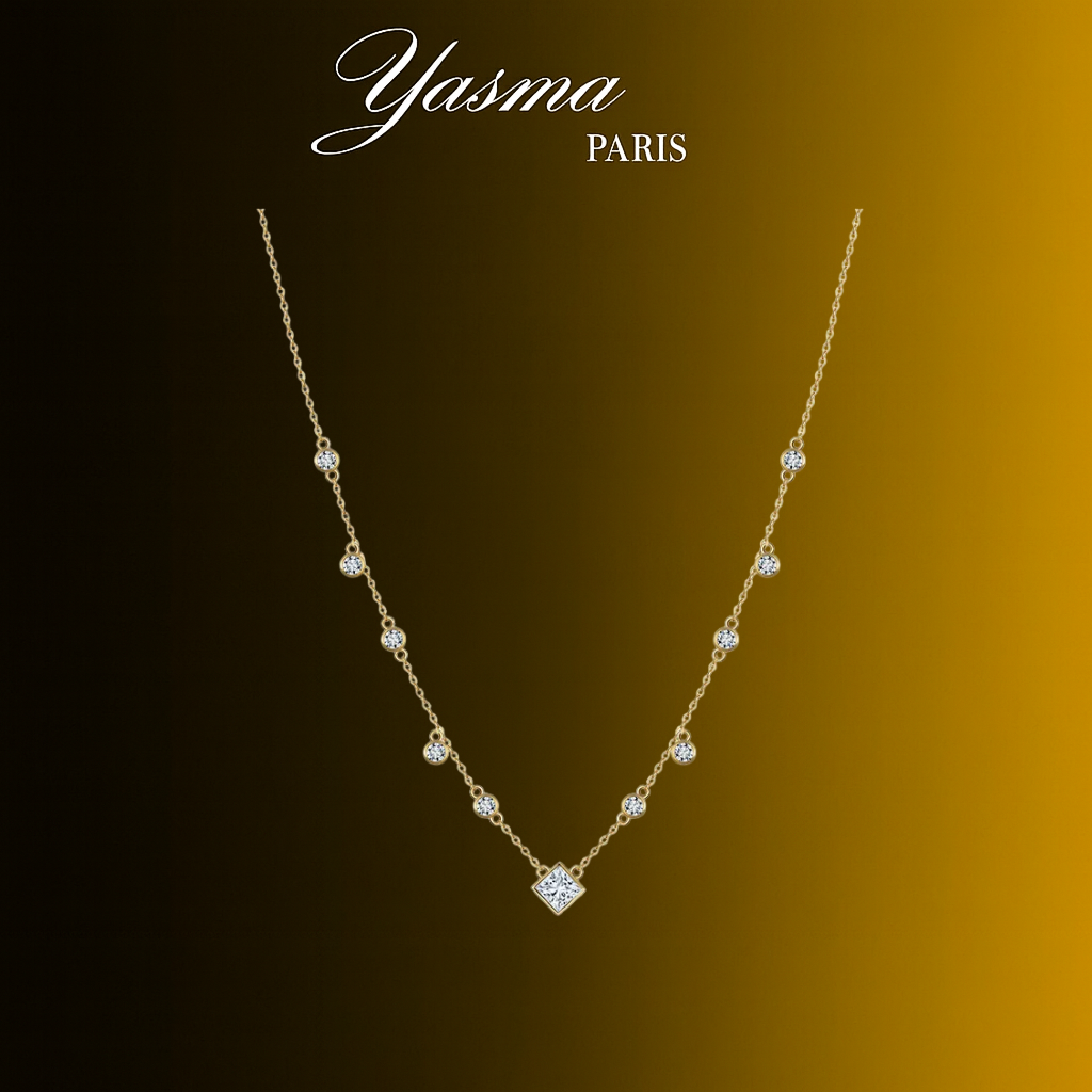 Collier Samanta - Argent massif 925 & Zircon