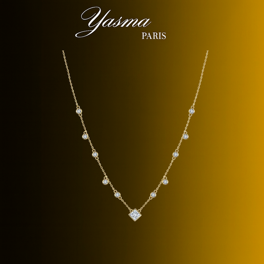 Collier Samanta - Argent massif 925 & Zircon