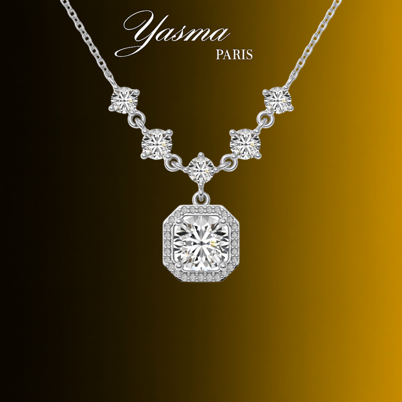 Colier Céleste - Argent 925 et Zircon