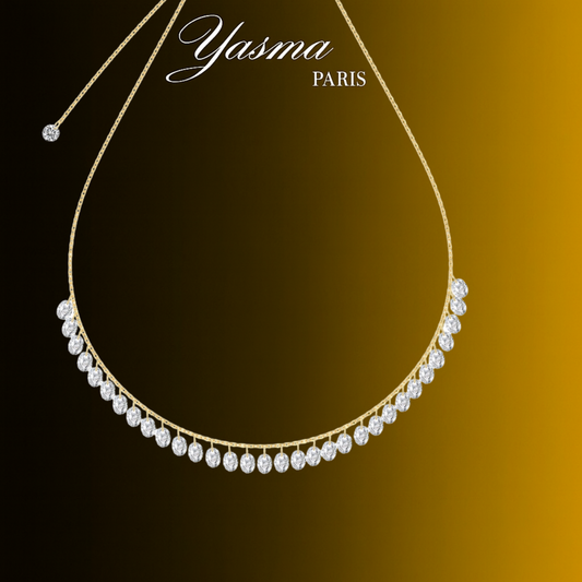 Collier Pluie d'étoiles - Argent 925 et Zircon