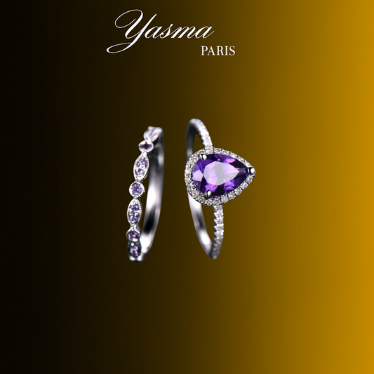 Bague Violette Argent 925