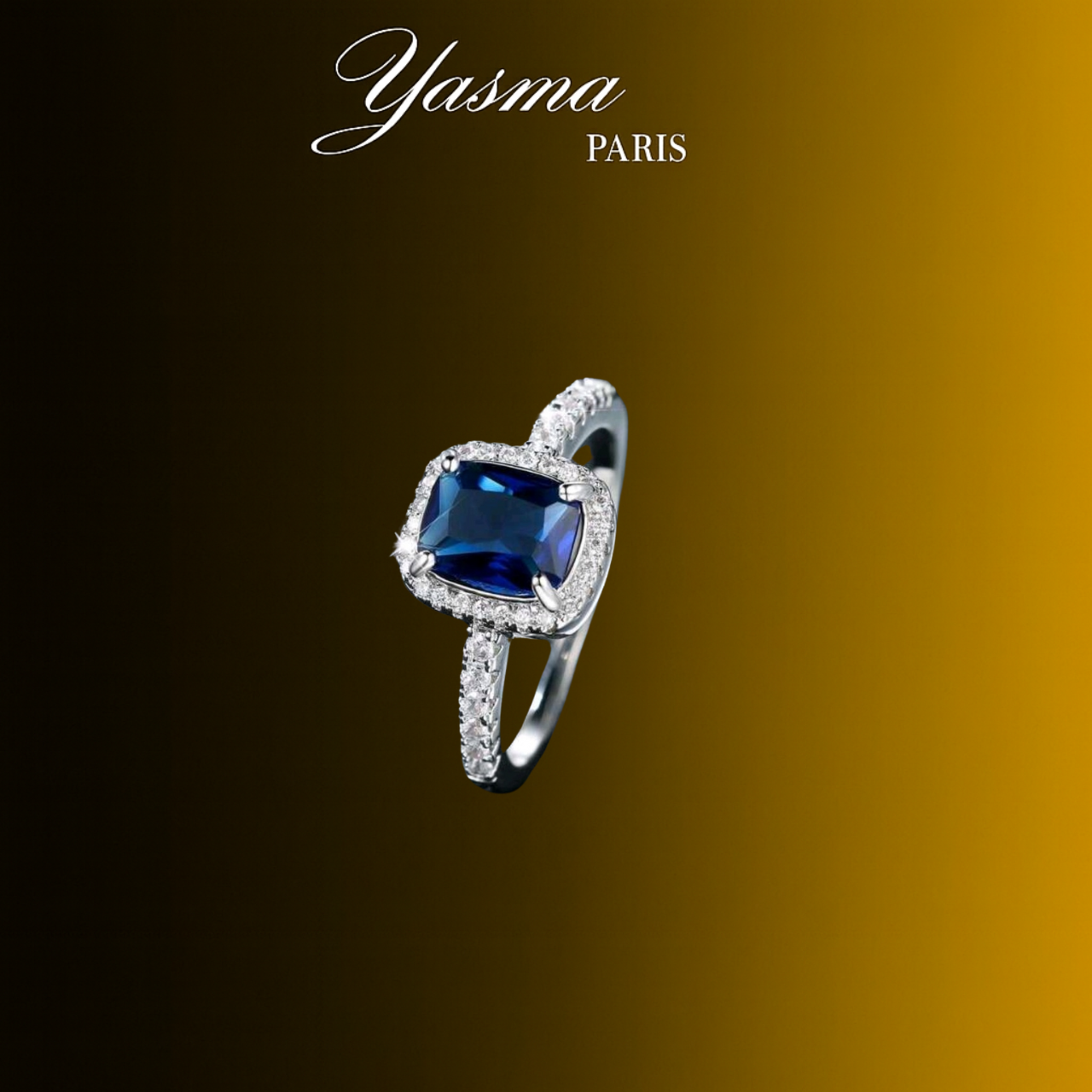 Bague Sublime Nuit  - Argent 925 & Zircon