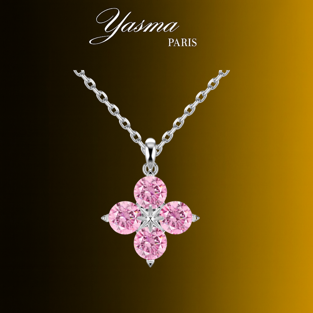 Collier Evi - Argent massif 925 certifié et Zircon