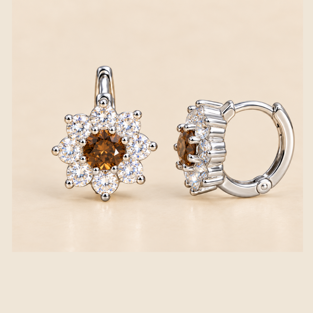Margaret moissanite marron (précommande)