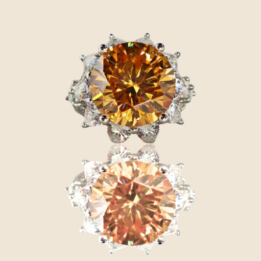 Bague Sophia - Argent 925 & Moissanite 10 carats - PRÉCOMMANDE