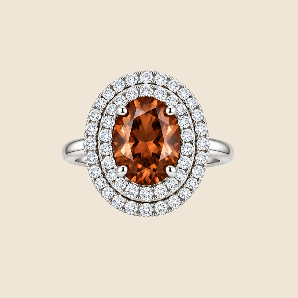 Olympia moissanite marron précommande