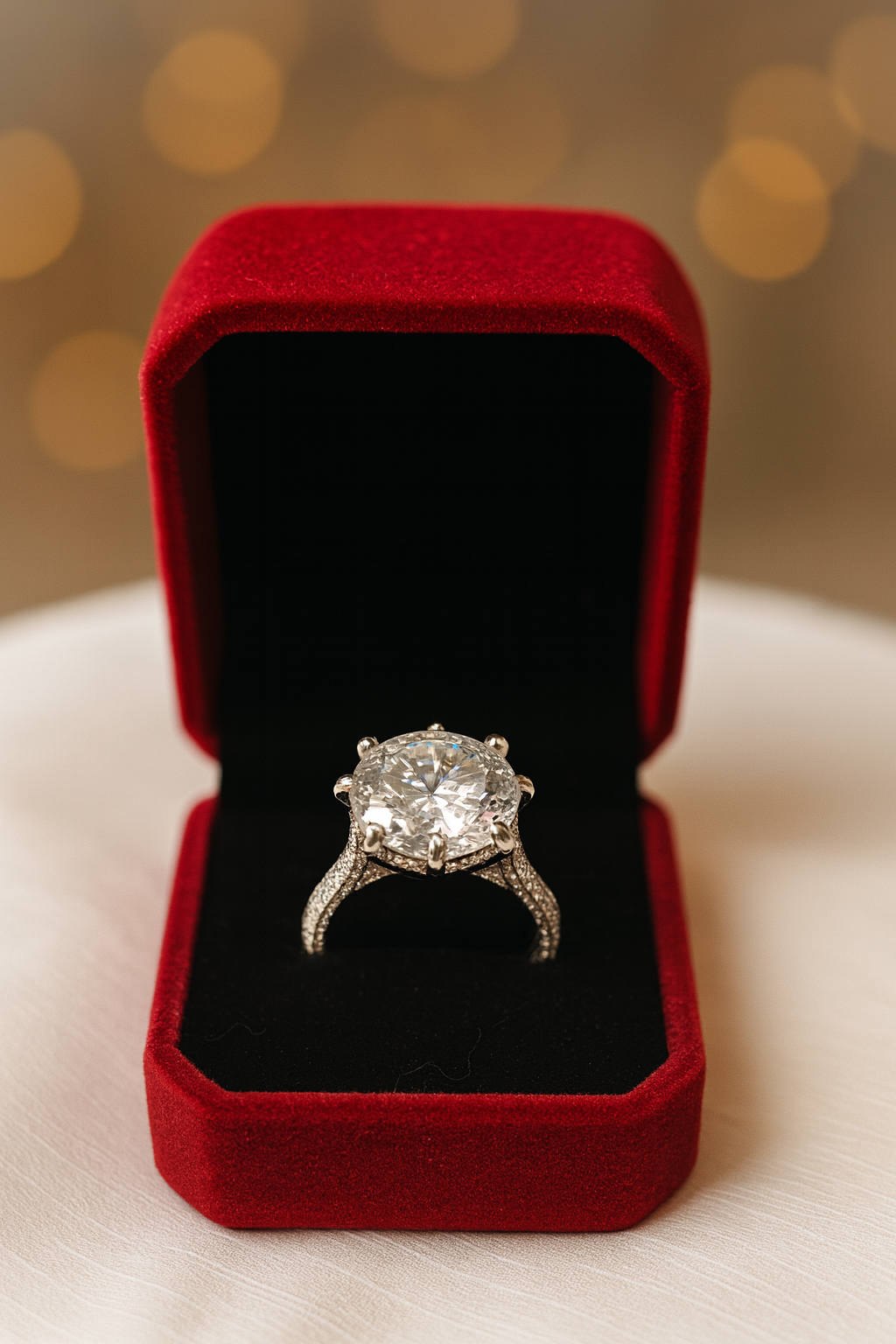 Merilyn Diamond - Argent 925 & Moissanite 10 carats