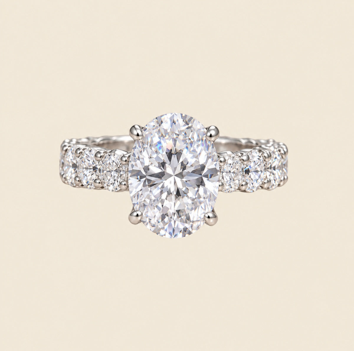 Dalida 8 carats de Moissanite